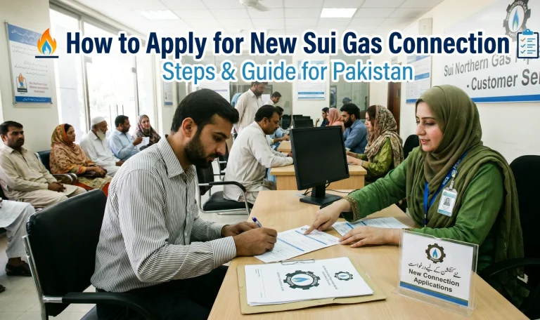 How to Apply for New Sui Gas Connection
